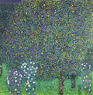 Roses Under the Trees, 1905 | Klimt | Giclée Leinwand Kunstdruck