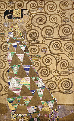 Klimt | Expectation (Stoclet Frieze), c.1905/06 | Giclée Papier-Kunstdruck