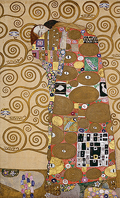 Fulfilment (Stoclet Frieze), c.1905/06 | Klimt | Giclée Paper Art Print