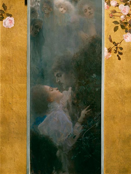 Klimt | Love, 1895 | Giclée Canvas Print