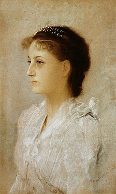 Emilie Floge, 1891 | Klimt | Giclée Papier-Kunstdruck