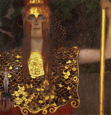 Pallas Athena, 1898 | Klimt | Giclée Leinwand Kunstdruck