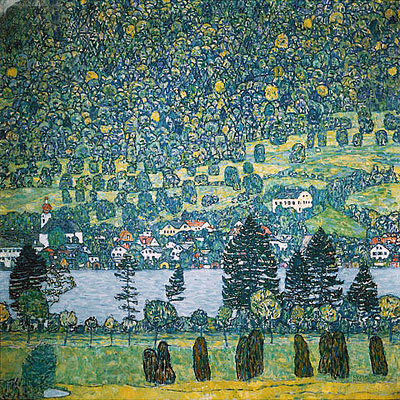 Klimt | Forest Slope in Unterach on the Attersee, 1917 | Giclée Canvas Print