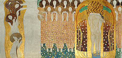 Choir of Angels (The Beethoven Frieze), 1902 | Klimt | Giclée Canvas Print