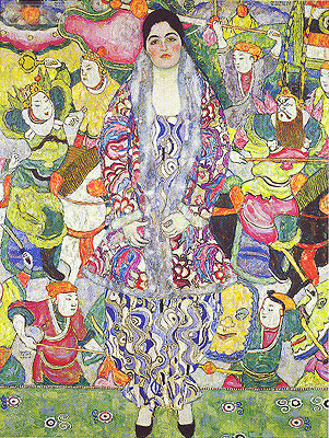 Portrait of Friederike Maria Beer-Monti, 1916 | Klimt | Giclée Leinwand Kunstdruck