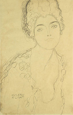 Bust of a Lady, c.1917 | Klimt | Giclée Paper Art Print