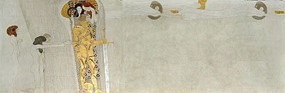 Der Sehnsucht nach Glück (Der Beethoven-Fries), 1902 | Klimt