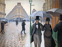 Caillebotte | Paris Street; Rainy Weather | Giclée Canvas Print