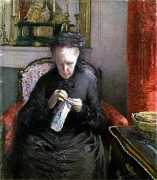 Caillebotte | Portrait of Madame Martial Caillebotte | Giclée Canvas Print