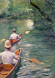 Caillebotte | Perissoires (The Canoes) | Giclée Canvas Print