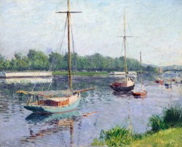 Das Hafenbecken von Argenteuil, c.1882/83 | Caillebotte
