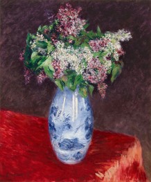 Lilacs in a Vase, 1883 | Caillebotte