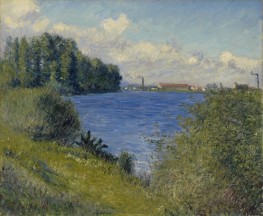 The Seine at Argenteuil, 1892 by Caillebotte | Canvas Print