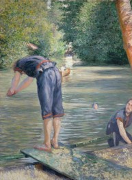 Bathers, 1878 by Caillebotte | Canvas Print