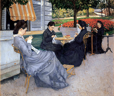 Portraits in the Countryside, 1876 | Caillebotte | Giclée Leinwand Kunstdruck