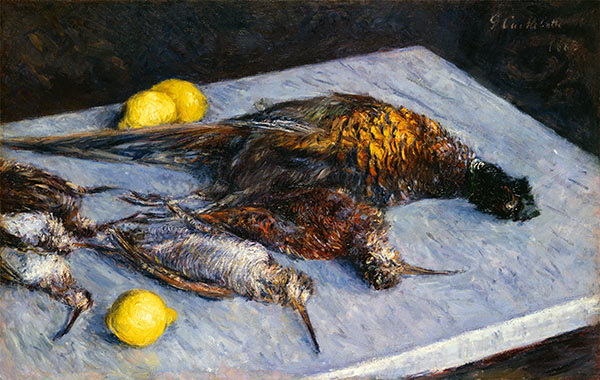 Game Birds and Lemons, 1883 | Caillebotte