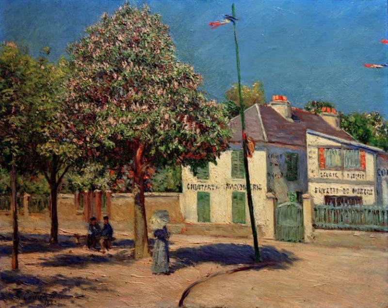 The Argenteuil Promenade, 1883 | Caillebotte | Giclée Canvas Print