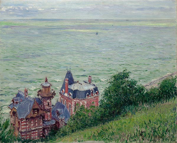 Villen in Trouville, 1884 | Caillebotte | Giclée Leinwand Kunstdruck