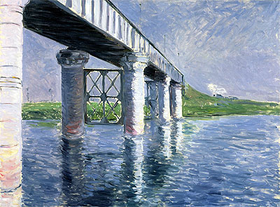 Die Brücke von Argenteuil, c.1885/87 | Caillebotte