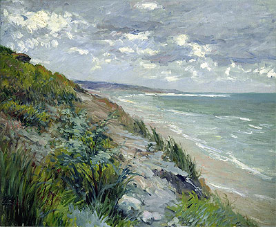 Cliffs by the Sea at Trouville, undated | Caillebotte | Giclée Canvas Print
