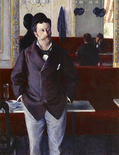 At a Café, 1880 | Caillebotte | Giclée Canvas Print