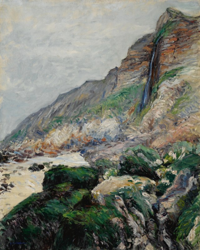 Cliff in Normandy, c.1880/81 | Caillebotte | Giclée Canvas Print