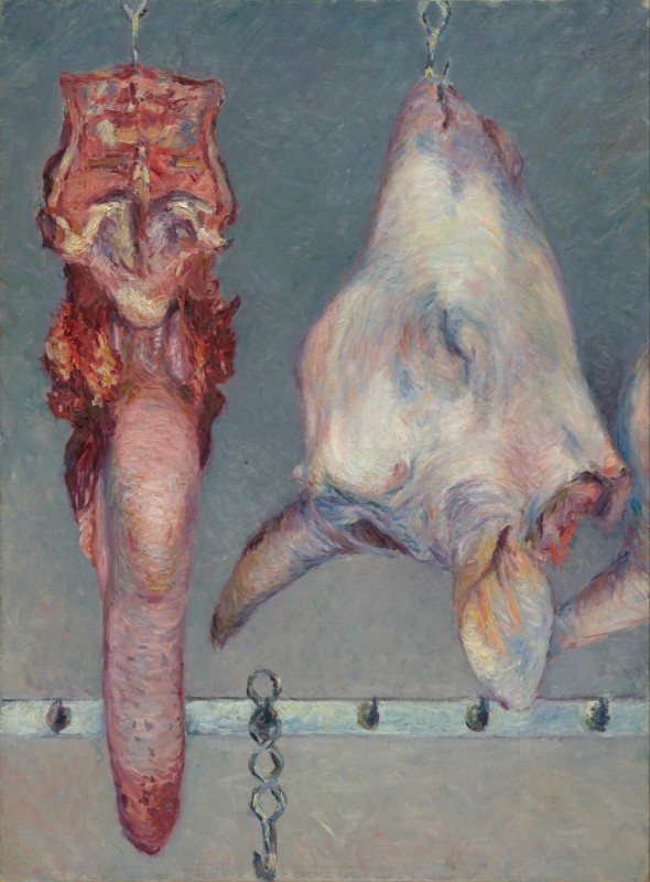 Calf's Head and Ox Tongue, c.1877/87 | Caillebotte | Giclée Canvas Print