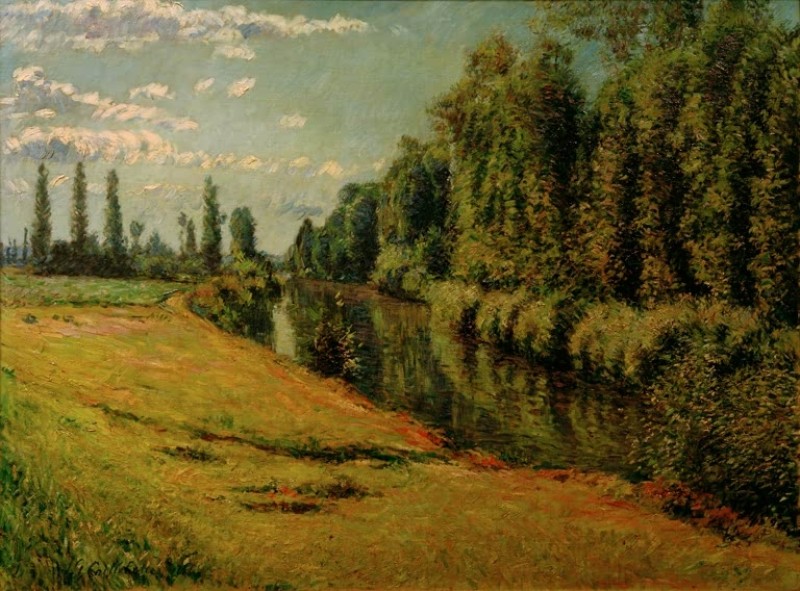 Small Tributary of the Seine near Argenteuil, 1888 | Caillebotte | Giclée Canvas Print