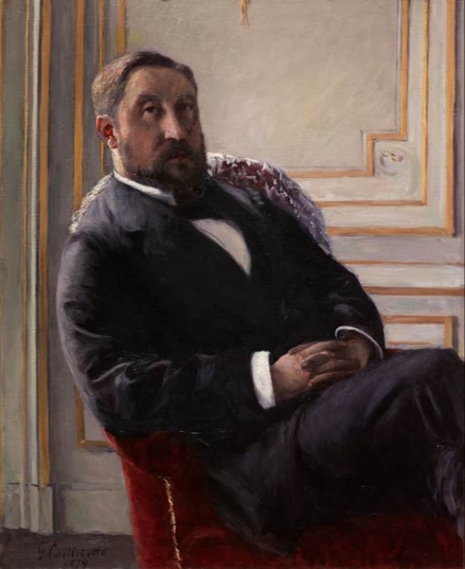 Portrait of Jules Richemont, 1879 | Caillebotte | Giclée Canvas Print