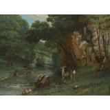 Roe Deer at a Stream, 1868 - Courbet