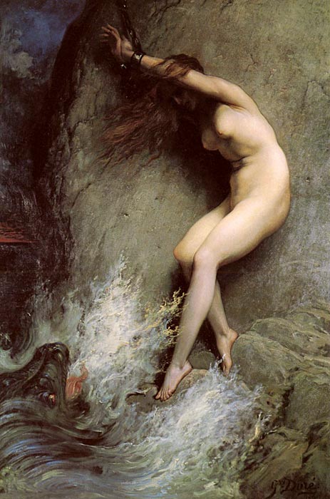 Andromeda, 1869 | Gustave Dore | Giclée Canvas Print