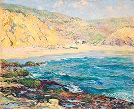 Fischerbucht, Laguna Beach, c.1914/21 von Guy Rose | Leinwand Kunstdruck