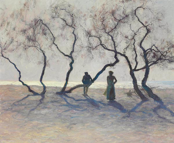 Guy Rose | Tamarisk Trees, Southern France, Undated | Giclée Canvas Print