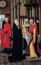 Darstellung im Tempel, c.1470/72 von Hans Memling | Leinwand Kunstdruck