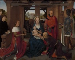 Triptych with the Adoration of the Wise, 1479 | Hans Memling