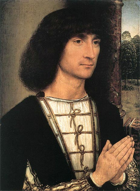 Junger Mann beim Gebet, c.1485 | Hans Memling