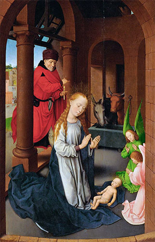 Hans Memling | Nativity, c.1470/72 | Giclée Canvas Print