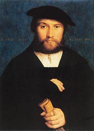 Portrait of Hermann Hillebrandt de Wedigh, 1533 by Hans Holbein | Canvas Print