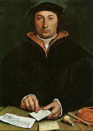 Der Duisburger Kaufmann Dirck Tybis | Hans Holbein | Gemälde Reproduktion