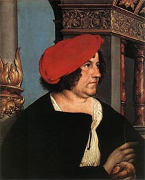 Portrait of Jakob Meyer zum Hasen | Hans Holbein | Gemälde Reproduktion