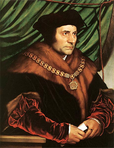 Portrait of Sir Thomas More, 1527 | Hans Holbein | Giclée Canvas Print