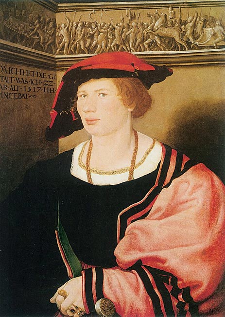 Portrait of Benedikt von Hertenstein, 1517 | Hans Holbein | Giclée Canvas Print