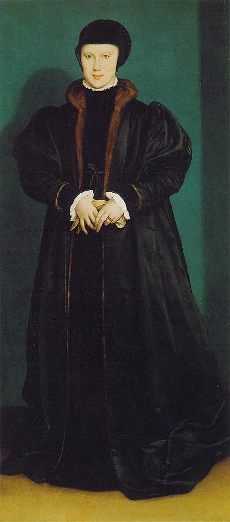 Portrait of Christina of Denmark, c.1538 | Hans Holbein | Giclée Canvas Print