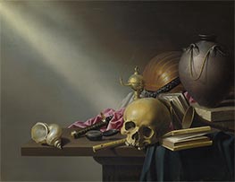 Still Life: An Allegory of the Vanities of Human Life, c.1640 by Harmen Steenwijck | Canvas Print