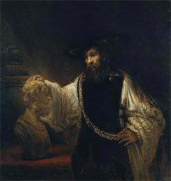Aristotle with a Bust of Homer | Rembrandt | Painting Reproduction