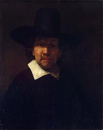 Rembrandt | Portrait of the Poet Jeremias de Decker, 1666 | Giclée Canvas Print