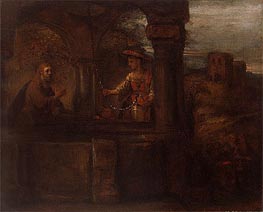 Rembrandt | Christ and the Woman of Samaria, 1659 | Giclée Canvas Print