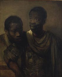 Rembrandt | Two Negroes, 1661 | Giclée Canvas Print
