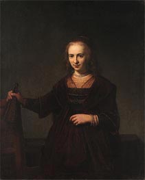 Rembrandt | Portrait of a Woman, 1643 | Giclée Canvas Print