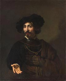 Rembrandt | Man with a Steel Gorget, 1644 | Giclée Canvas Print
